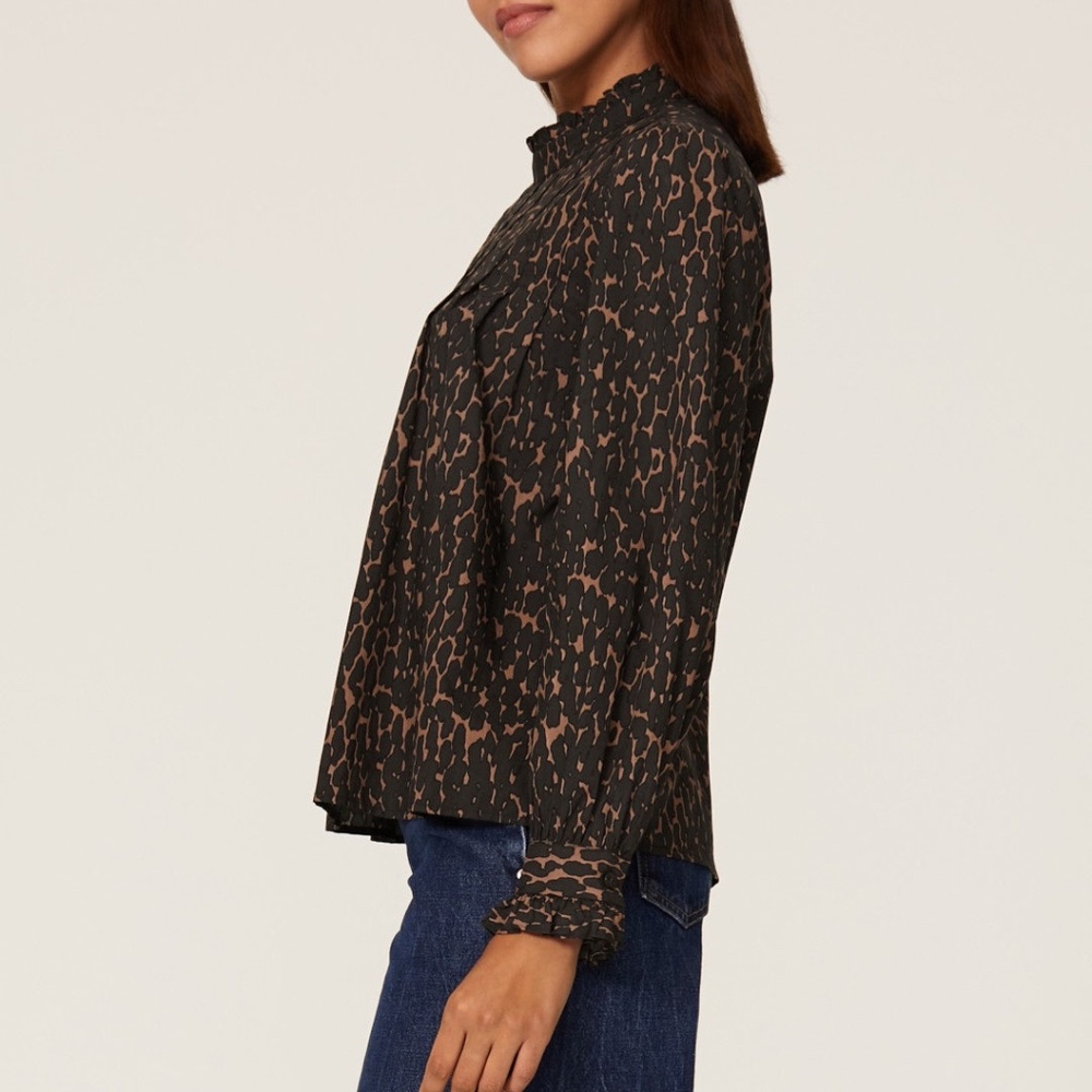 Rails Ariana Leopard Print Top, S - Picture 4 of 13